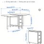 dining table (foldable & adjustable) Image 6