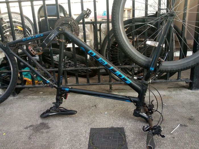 carrea frame with gears / deralier also wheels separate