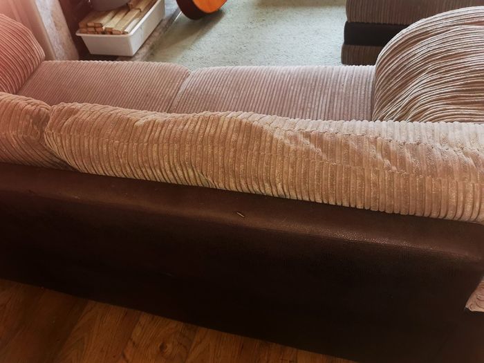 2 Piece Living Room Set plus foot stool