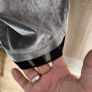 Via Appia Cardigan cover up velvet grey/silver tone size UK20 EU48 Postage included Image 2