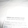 Wool and Knitting Pattern for 3/4 Length Coat for Sale Image 3