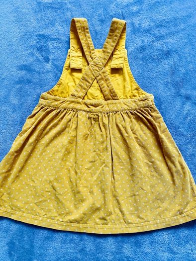 JoJo Maman Bebe Corded Embroidered Dungarees (2-3Y)