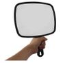 Professional Salon Barbers Hairdressers Handheld Paddle Mirror with Handle Image 6