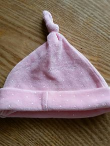 Pink baby hat