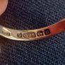 9ct gold signet ring size U Image 3