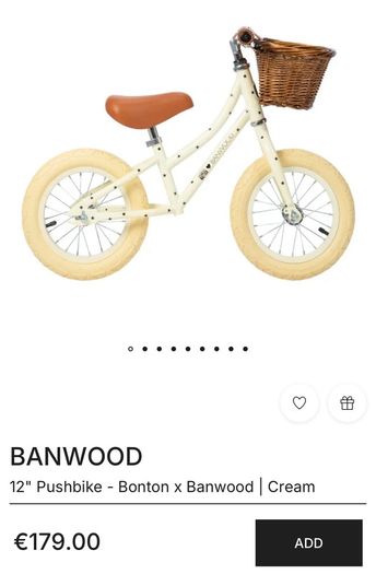 Bonton x Banwood Kids Balance Bike