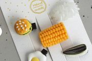 Funny Food-Themed Hair Clips Set