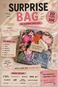 Surprise Bag 10 items for 10euro