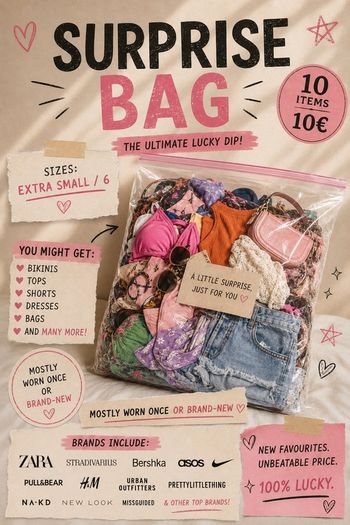 Surprise Bag 10 items for 10euro