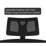 Office Chair, Desk Chair with Adjustable Headrest, Lumbar support and Liftable Armrest, High Back Ergonomic Office Chair, Breathable Mesh Backrest for Comfy, Computer Chair for Home/Office Image 3