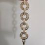 Gold Tone Stainless Steel Bracelet Greek Key Design Marked A1N 20-21cm Image 4