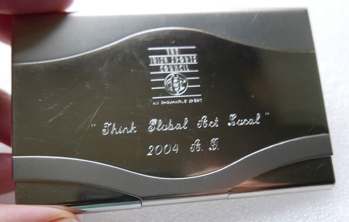 Vintage Business Card Holder