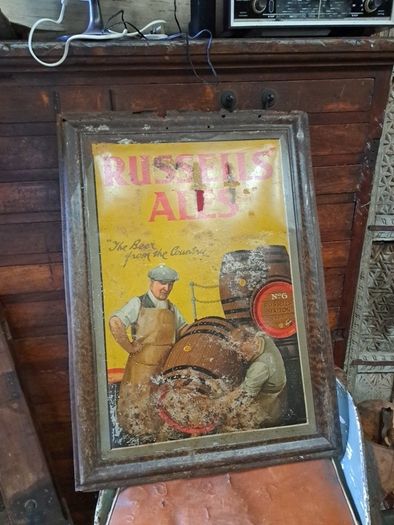 Vintage Russell's Ales Sign