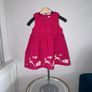 Cute Baby Girls Red Dress from Jojo Maman Bebe. Age 12-18 months / EU 80cm Image 6