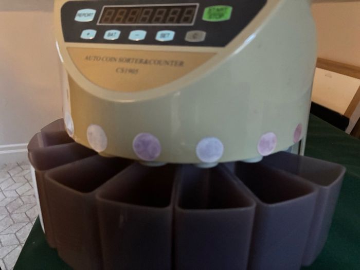 Automatic coin sorter and counter