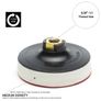 Glass Polish 12646 - 100 mm ( 4") Rotary buffing backing pad 5/8"-11 - Hard Image 3