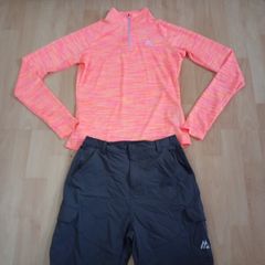 Montirex 1/4 Zip Top Cargo Shorts Set