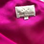 Jenny Packham fuchsia one shoulder chiffon dress size 10 Image 8