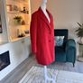 Ladies Red Single-Breasted Overcoat from Primark Image 7