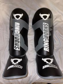 Ring horns MMA shin pads