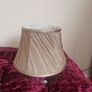 Shiny, rich golden table lamp shade Image 4