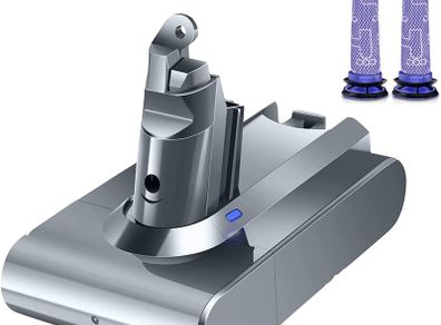 Replacement V6 Battery for Dyson, 21.6V, 6000mAh