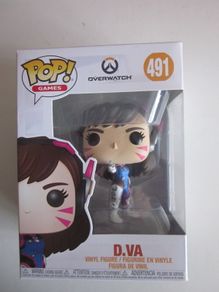 Funko POP!  Games 491#  Overwatch  D.VA Model Toy Gift Vinyl Action Figure