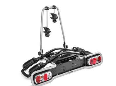 Towbar rack for 2 bicycles