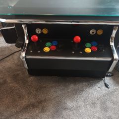 Arcade gaming cocktail table.