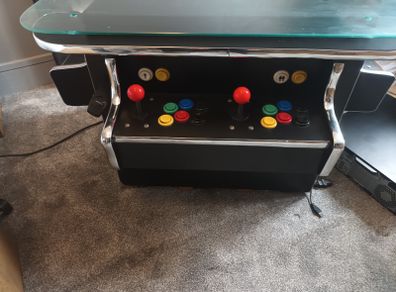Arcade gaming cocktail table.