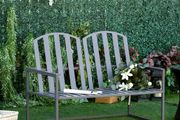 2-Seater Steel Garden Bench