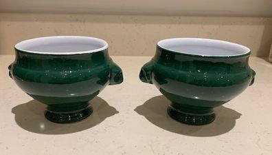 Emile Henry Lion Head Soup Bowls