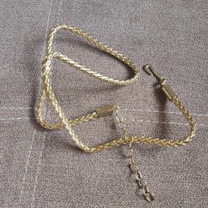 Golden look belt