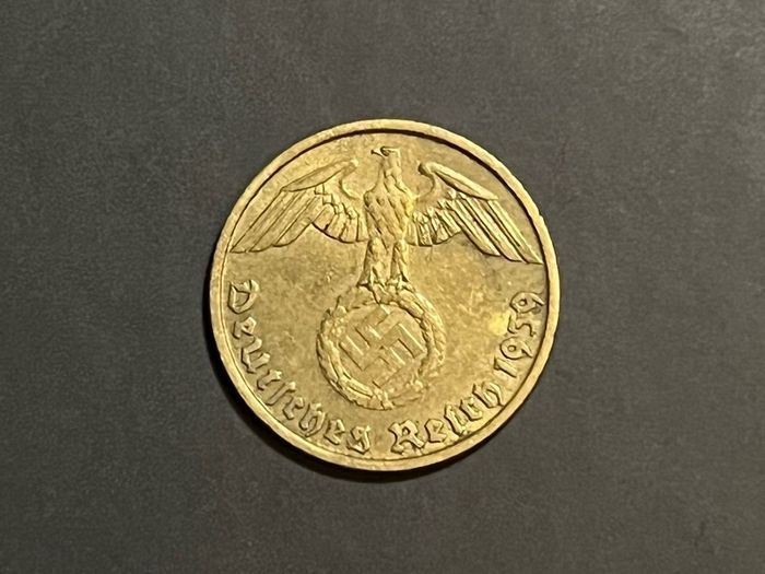 5 Reichspfennig WWII Coin, E Mint Mark