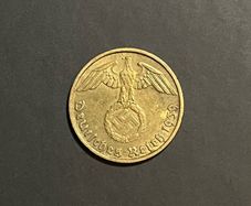 5 Reichspfennig WWII Coin, E Mint Mark