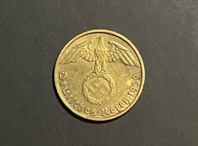5 Reichspfennig WWII Coin, E Mint Mark