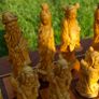 Vintage Chinese Style Chess Set Image 8