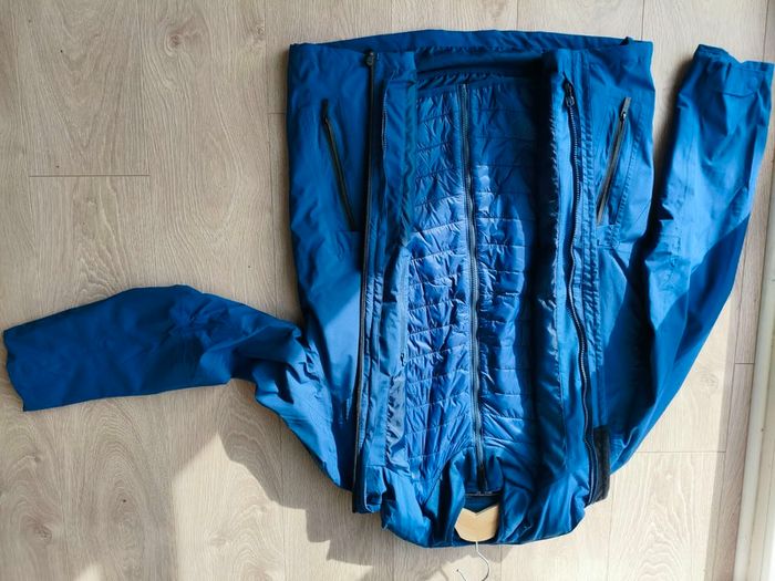 Regatta Men's 3-in-1 Waterproof Jacket - blue - size M