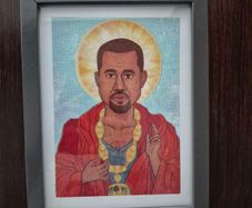 Kanye West Yeezus framed picture