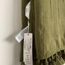sarong CHECK TASSEL SARONG olive green Accessorize New Image 3