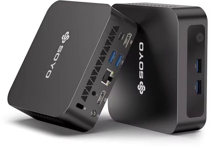 SOYO Y5 Mini PC Intel I3-4030U Processor 8GB RAM 128GB SSD Windows 10 PRO Bluetooth WIFI5 Supports 4K Display Mini Computer