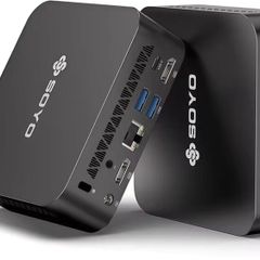SOYO Y5 Mini PC Intel I3-4030U Processor 8GB RAM 128GB SSD Windows 10 PRO Bluetooth WIFI5 Supports 4K Display Mini Computer