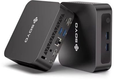 SOYO Y5 Mini PC Intel I3-4030U Processor 8GB RAM 128GB SSD Windows 10 PRO Bluetooth WIFI5 Supports 4K Display Mini Computer