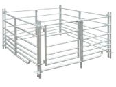4-Panel Sheep Pen Galvanised Steel 137 x 137 x 92 cm