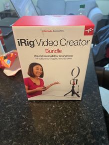 Ring light podcast - IRig Video Creator bundle