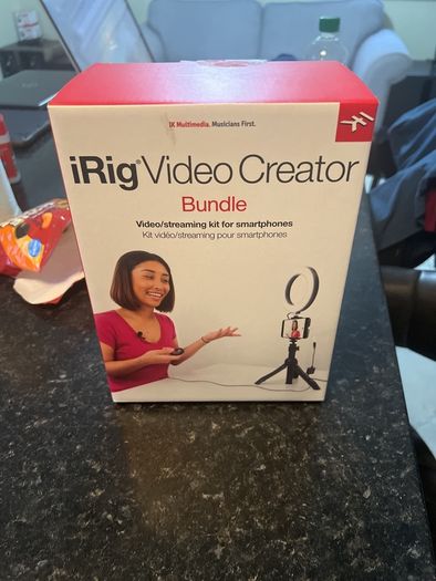 Ring light podcast - IRig Video Creator bundle