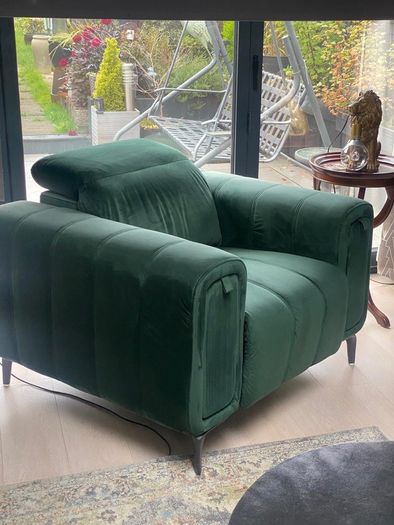 Recliner Emerald Green Arm Chair
