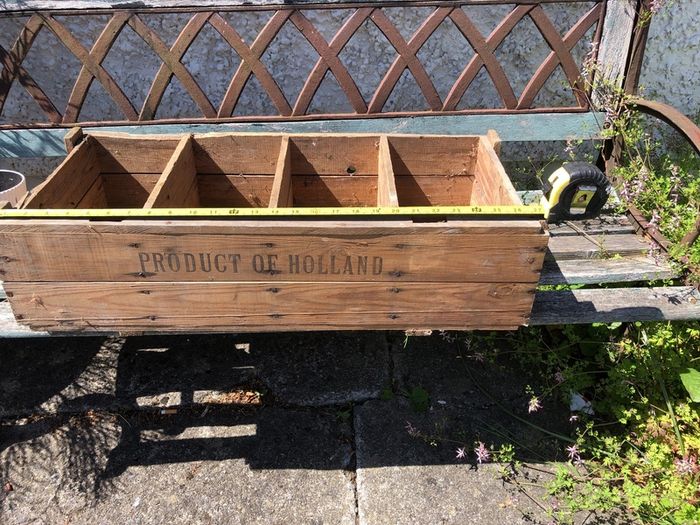 vintage wooden box