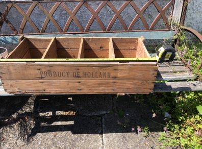 vintage wooden box