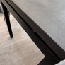 8 Person Dining Table with Concrete Top and Black Legs (chairs not included) Image 4